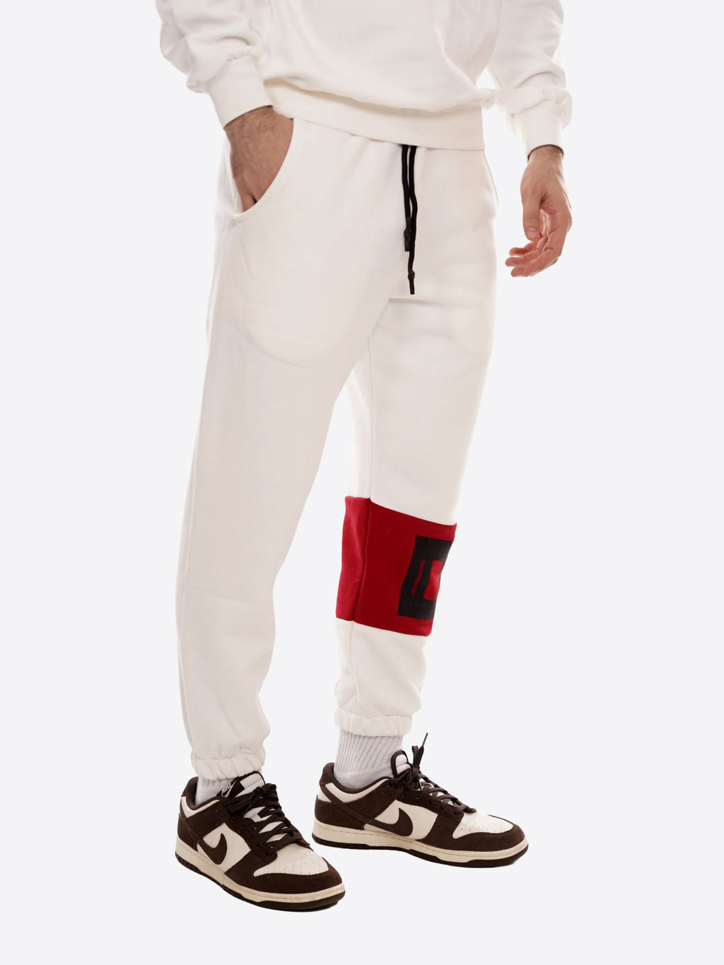 Pantalone Tuta DS2 da Uomo - bianco FW25217BIANCOROSSO