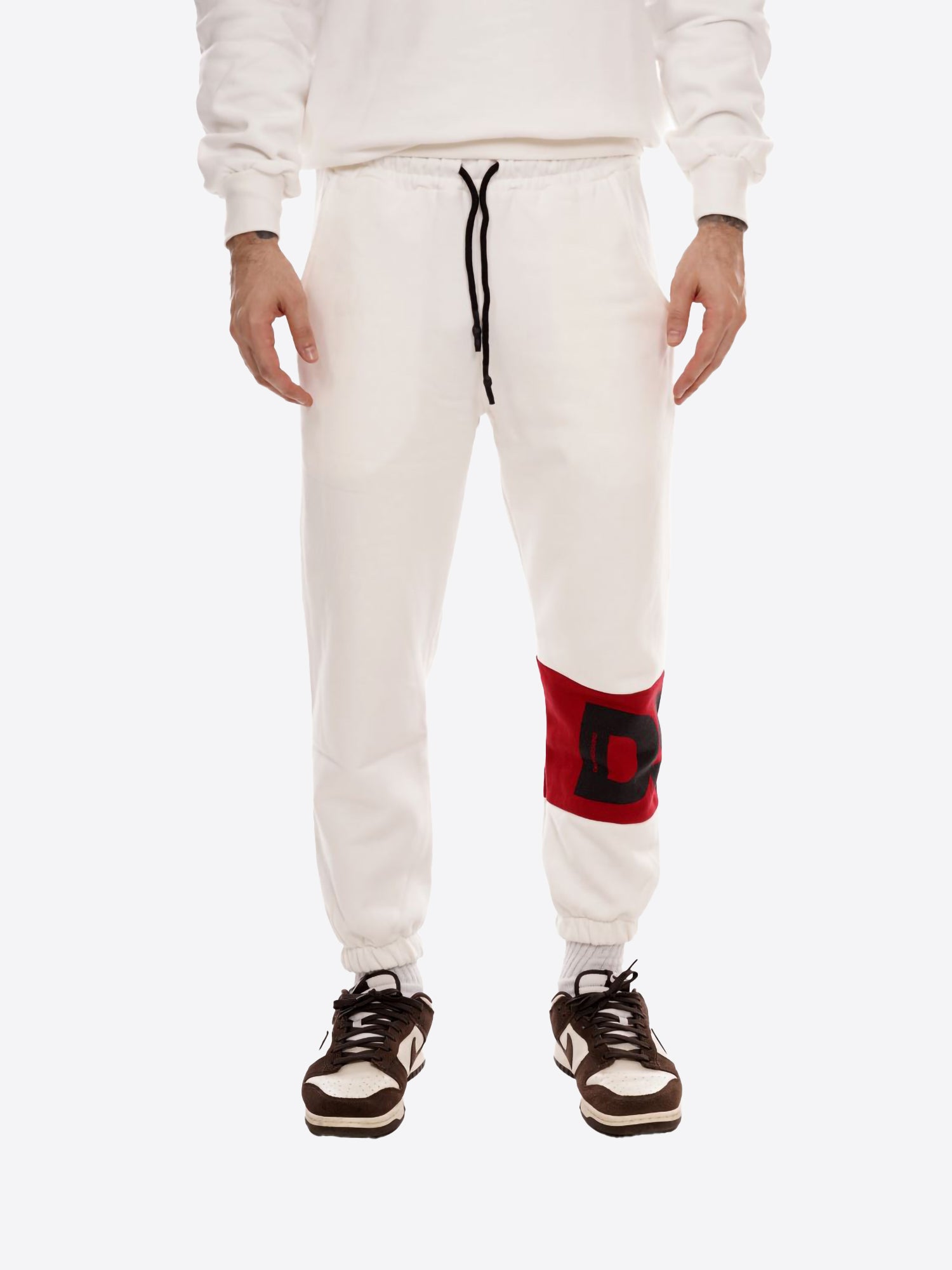 Pantalone Tuta DS2 da Uomo - bianco FW25217BIANCOROSSO