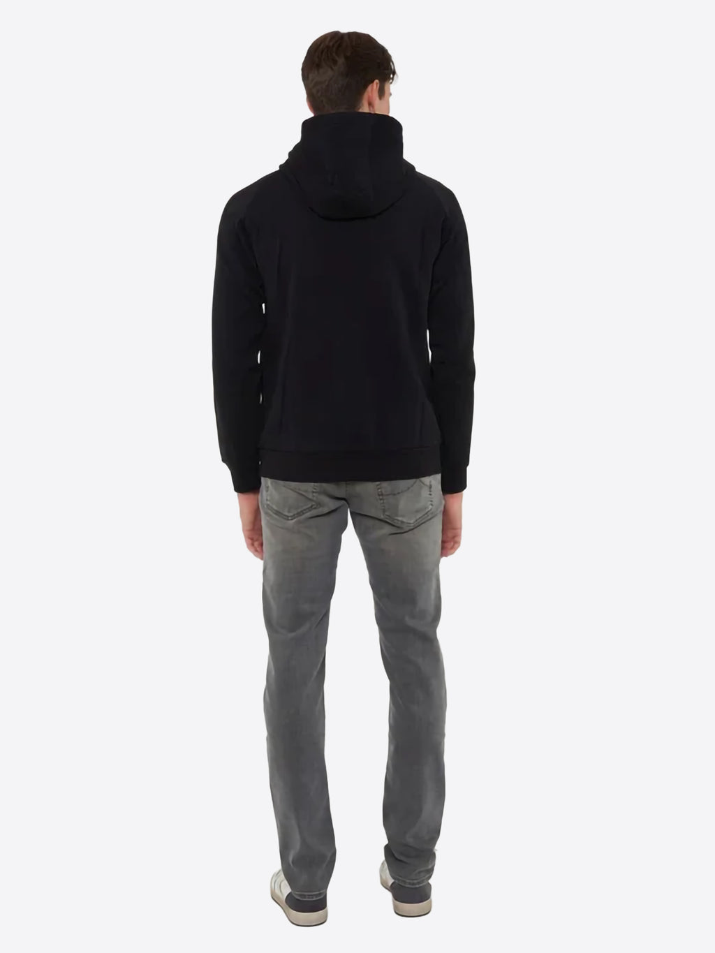 Felpa full zip cappuccio EA7 da Uomo - nero 7M000973UC001 NERO