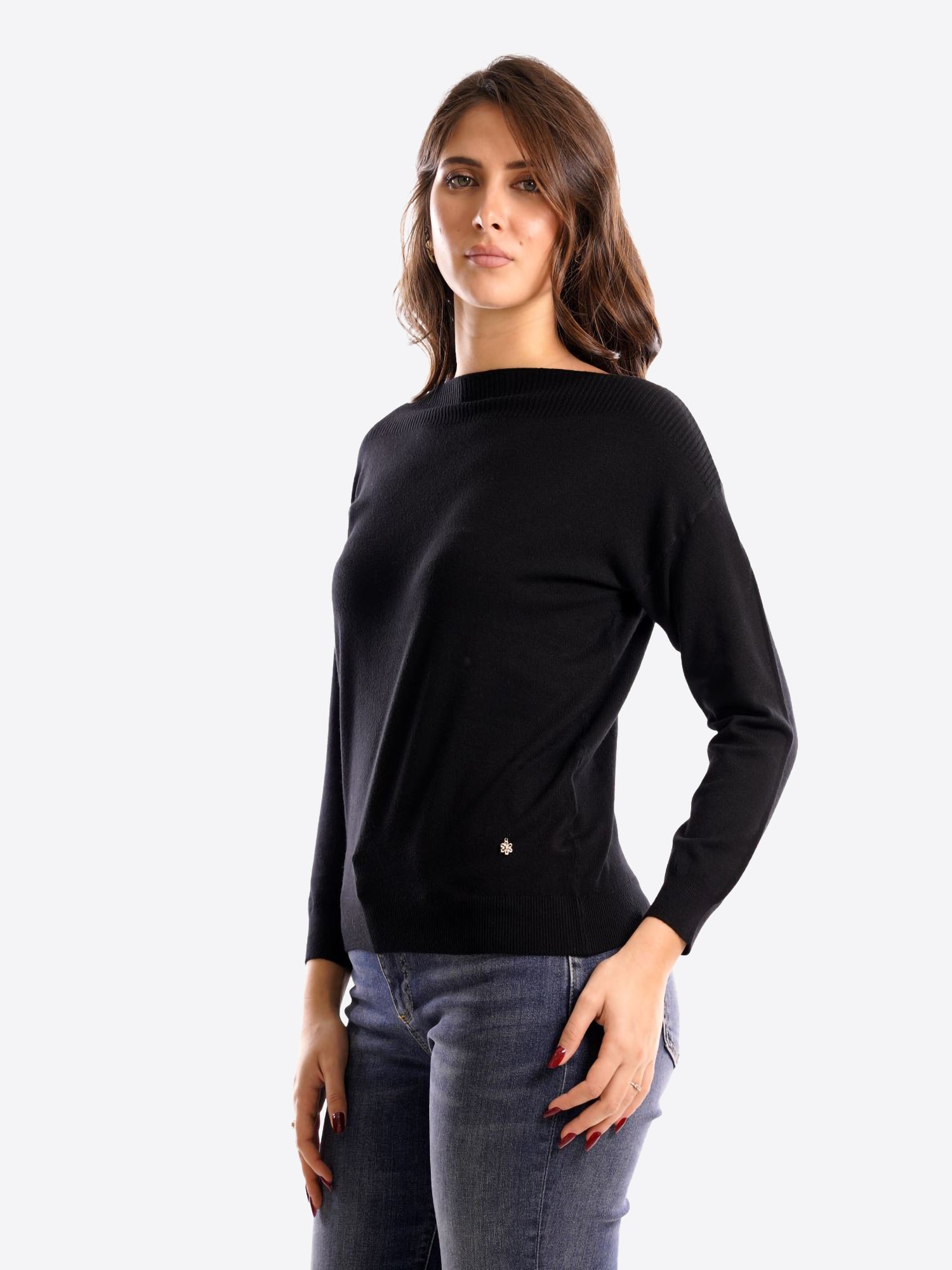 Maglia FRESH FLOWER da Donna - nero FF604BLK