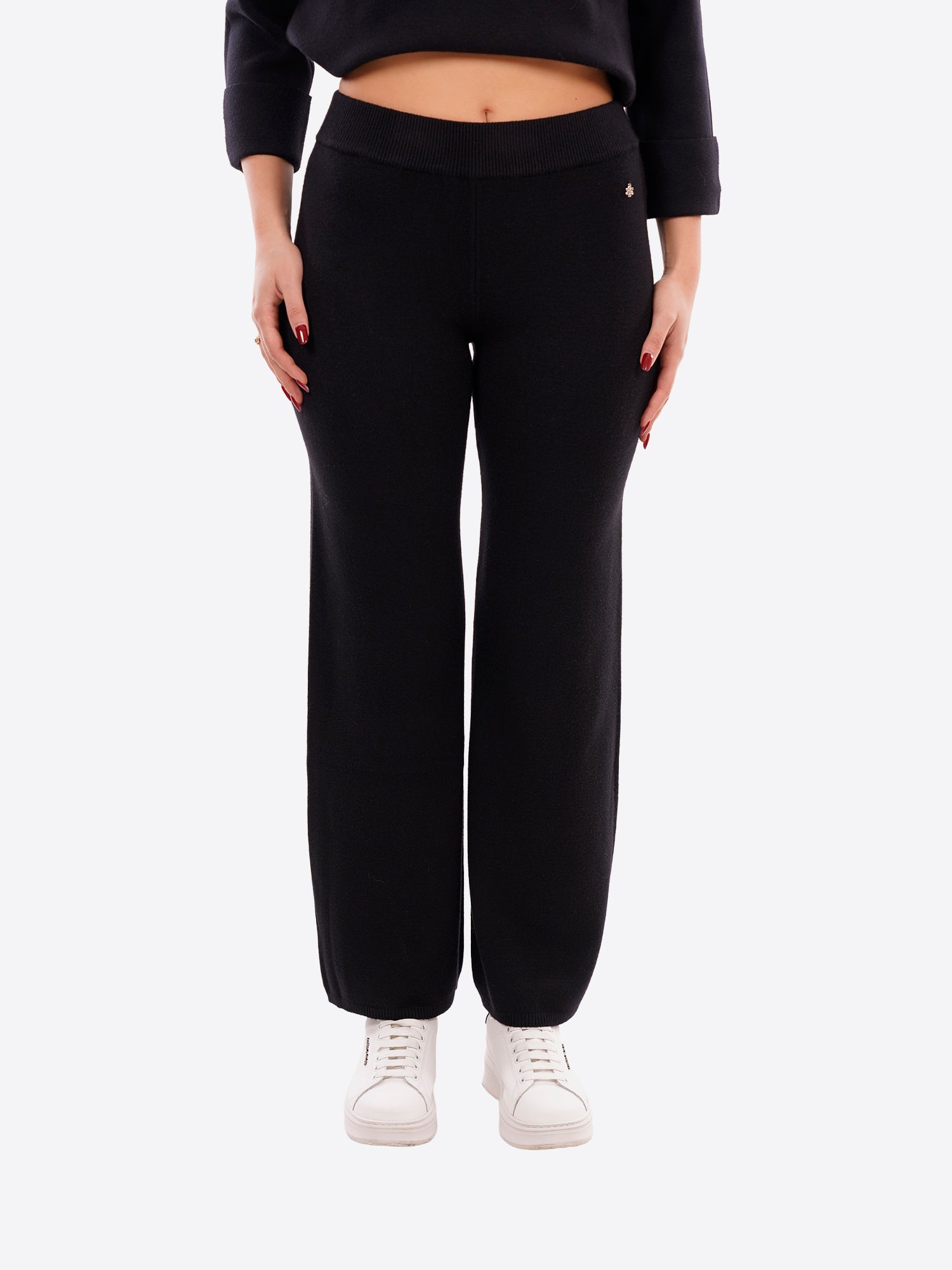Pantalone FRESH FLOWER da Donna - nero FF614BLK