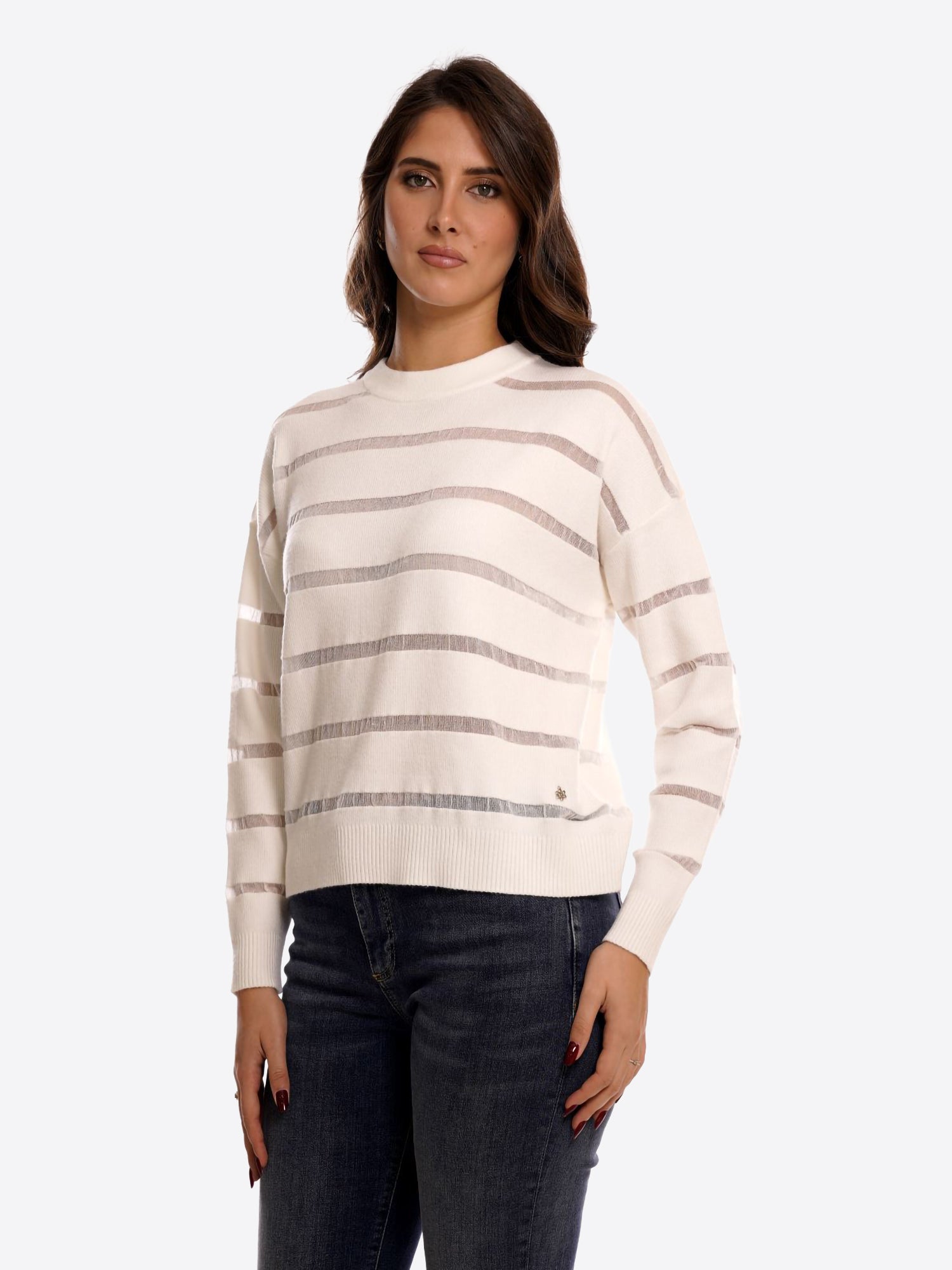 Maglia FRESH FLOWER da Donna - bianco FF682PANNA