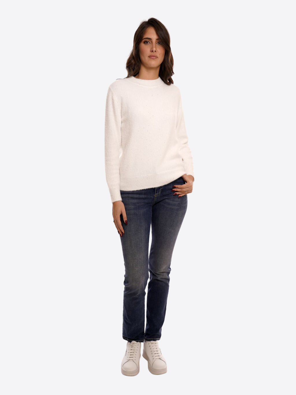 Maglia FRESH FLOWER da Donna - bianco FF711PANNA