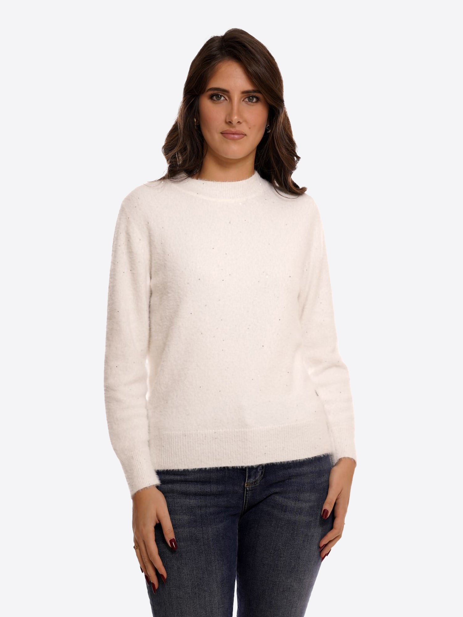 Maglia FRESH FLOWER da Donna - bianco FF711PANNA