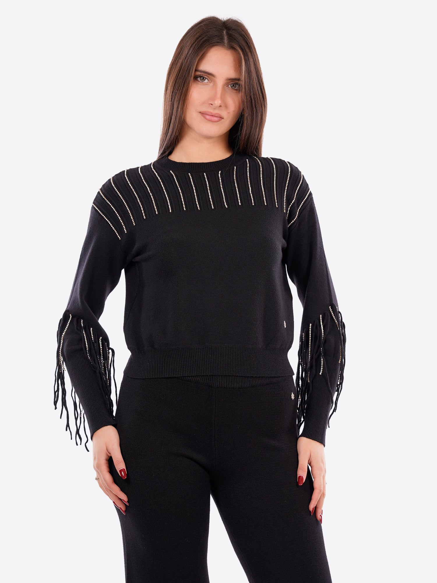 Maglia FRESH FLOWER da Donna - nero FF747NERO
