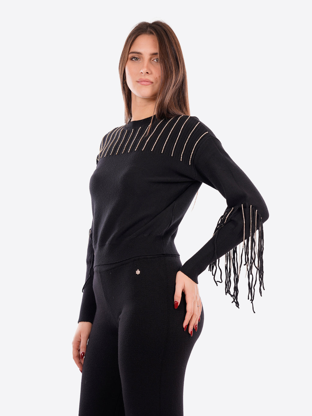 Maglia FRESH FLOWER da Donna - nero FF747NERO