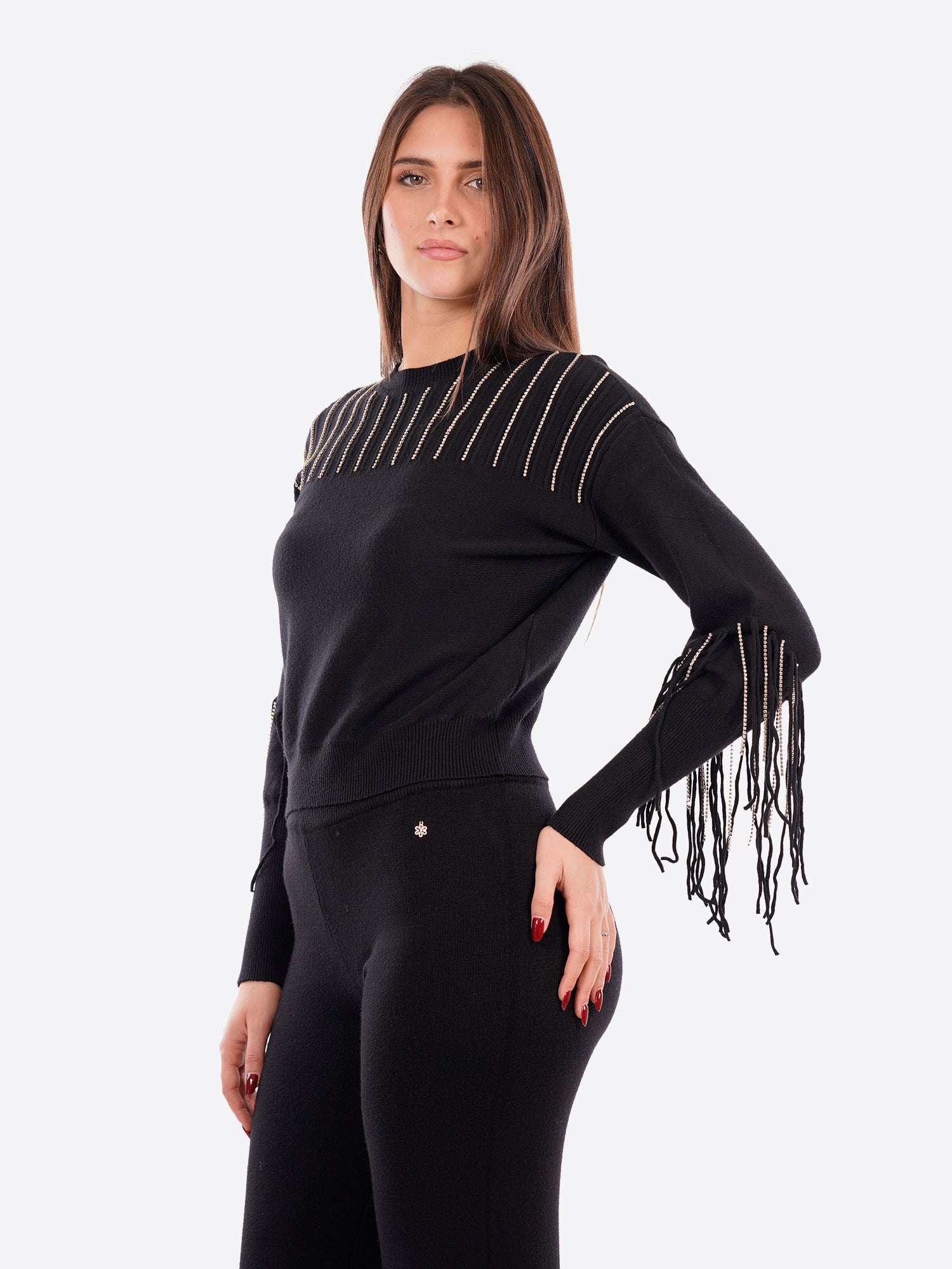Maglia FRESH FLOWER da Donna - nero FF747NERO