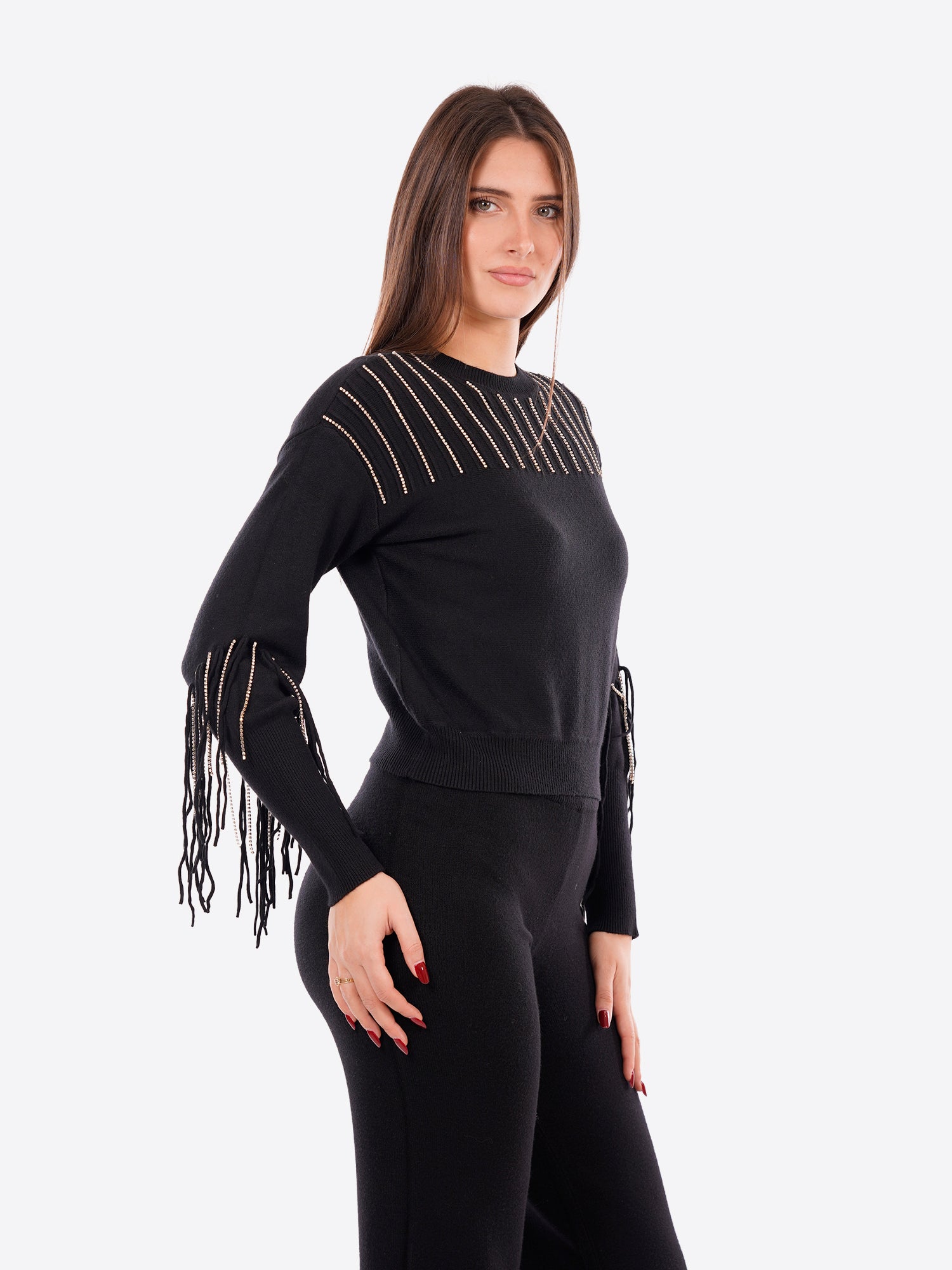 Maglia FRESH FLOWER da Donna - nero FF747NERO