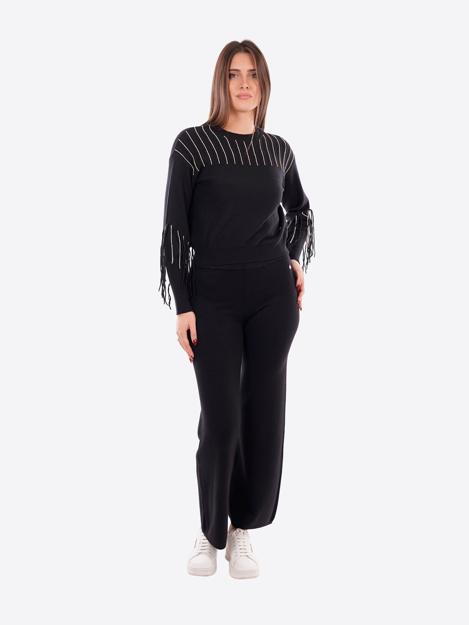 Maglia FRESH FLOWER da Donna - nero FF747NERO