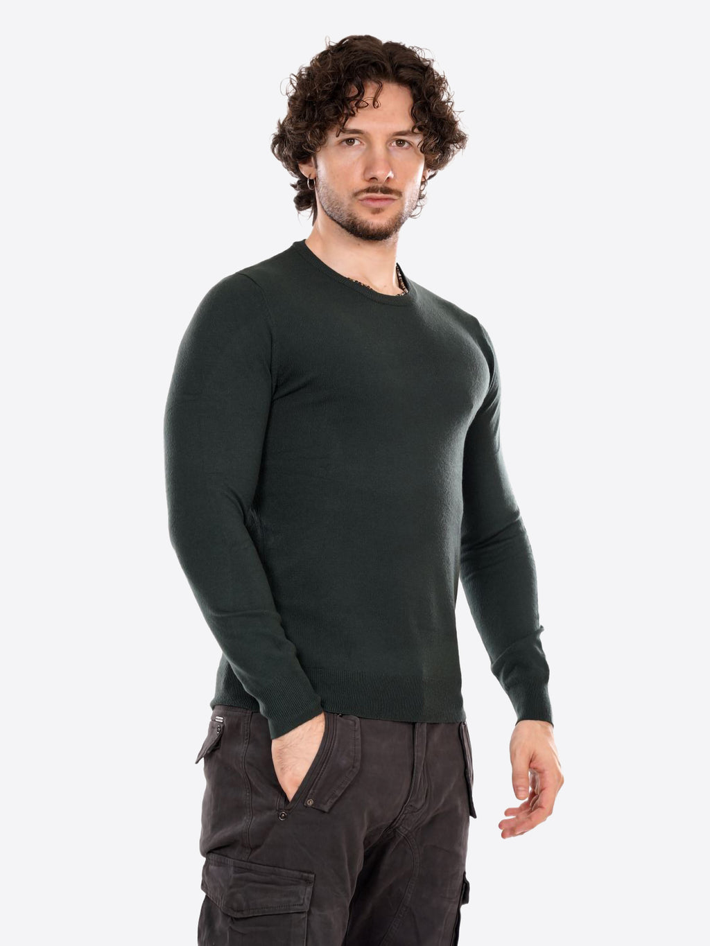 Maglia GIANNI LUPO da Uomo - verde GL33398-F25BRITISH