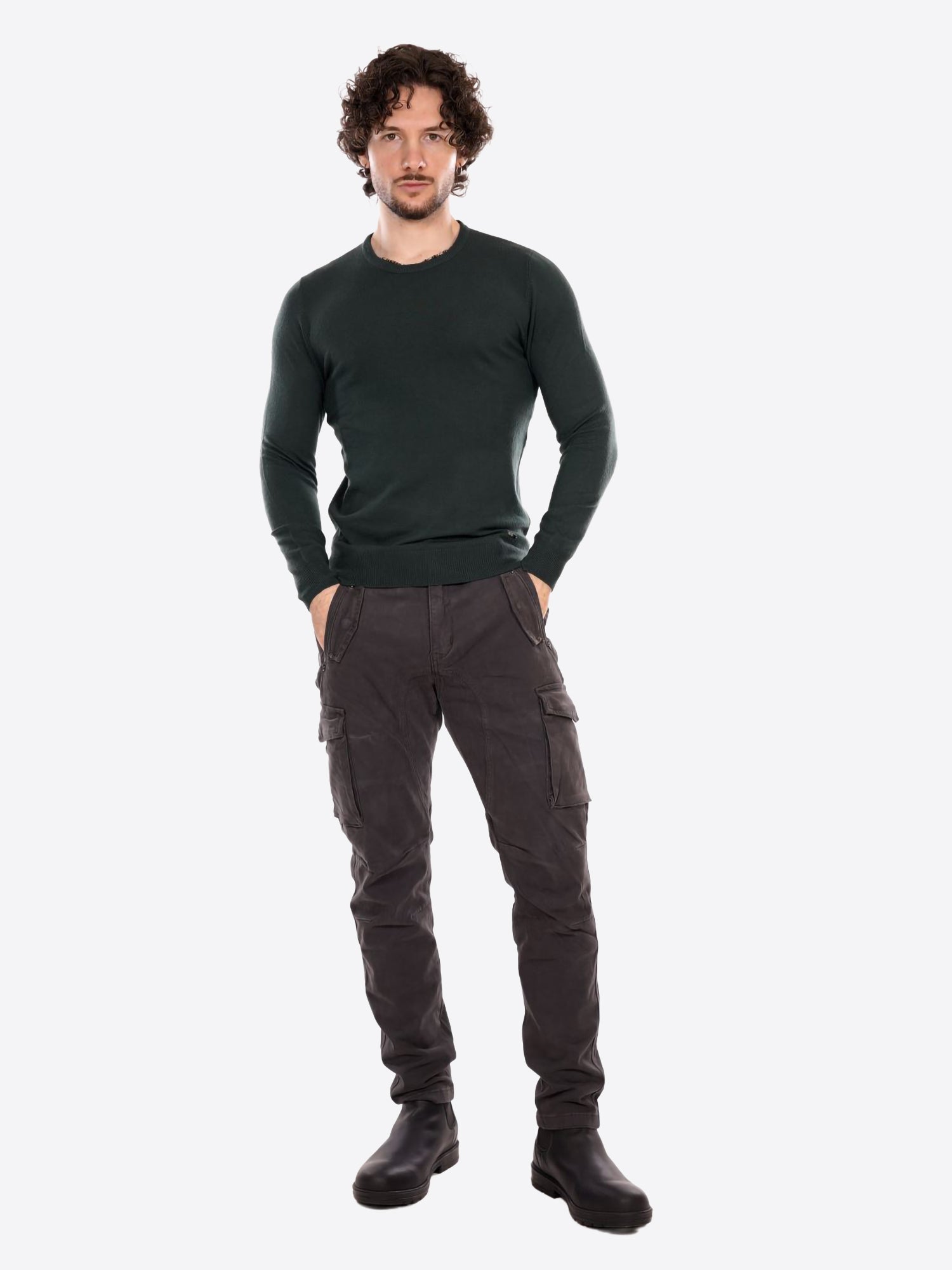 Maglia GIANNI LUPO da Uomo - verde GL33398-F25BRITISH