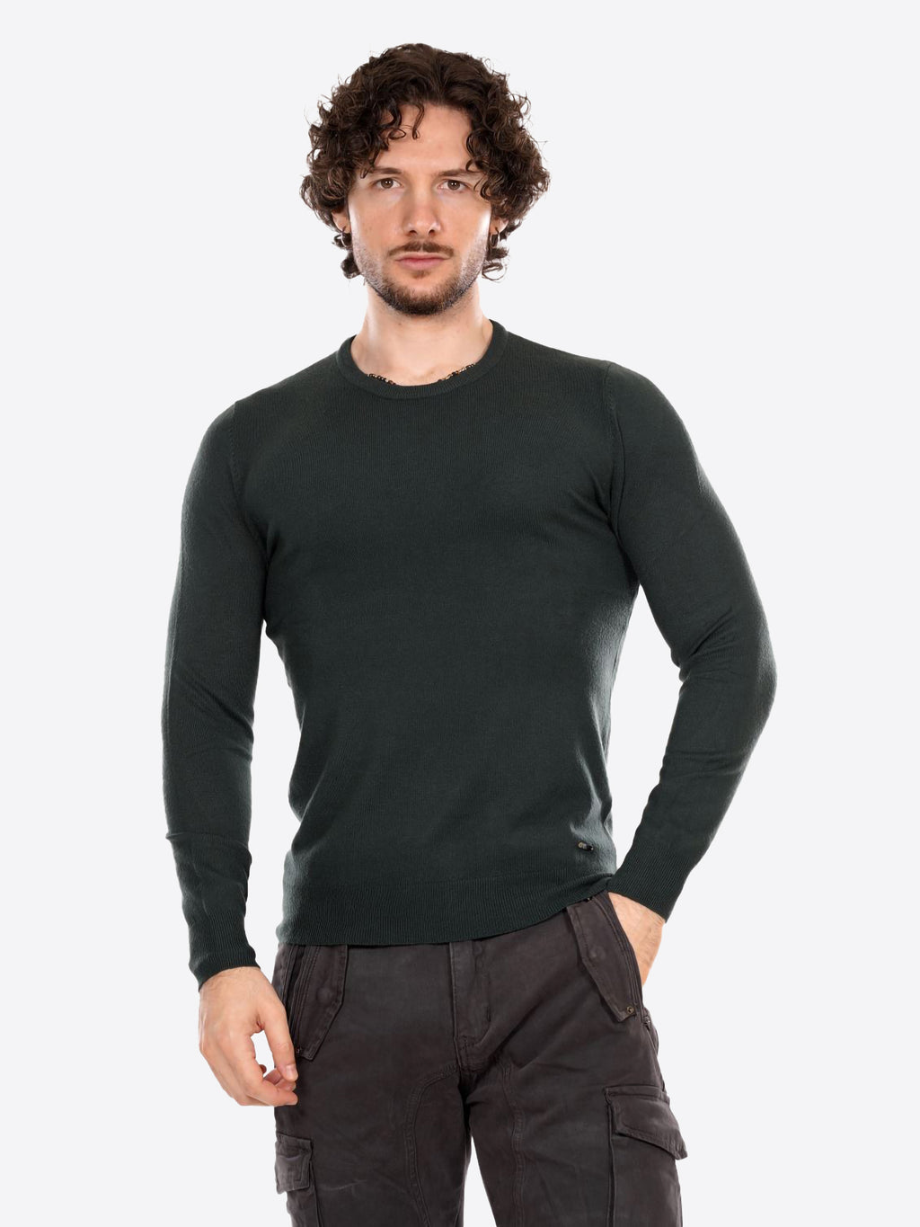 Maglia GIANNI LUPO da Uomo - verde GL33398-F25BRITISH