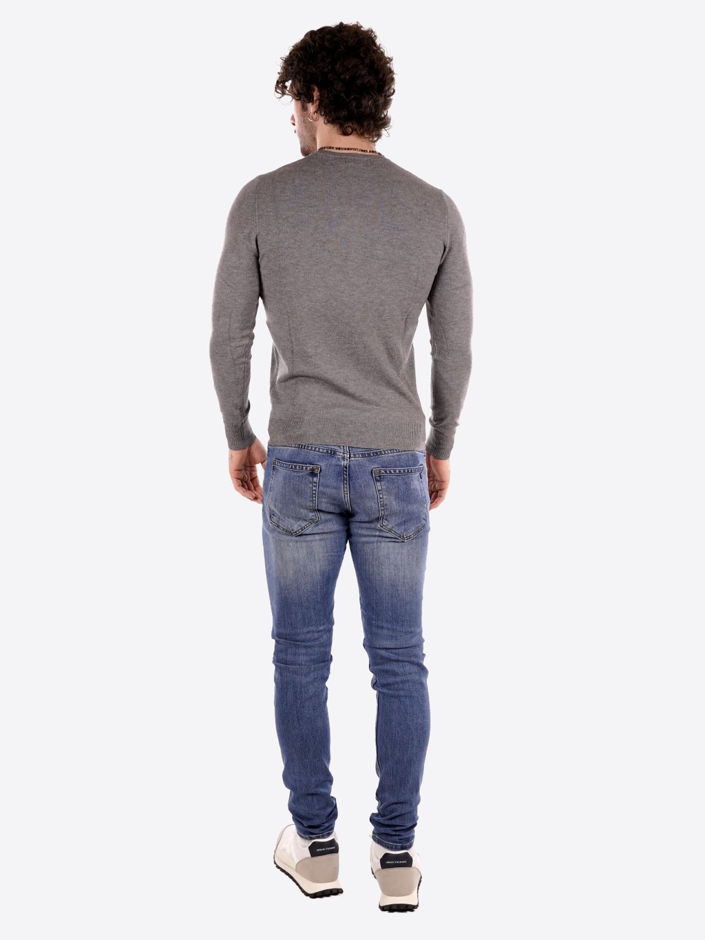 Maglia GIANNI LUPO da Uomo - grigio GL33398-F25GRIGIO