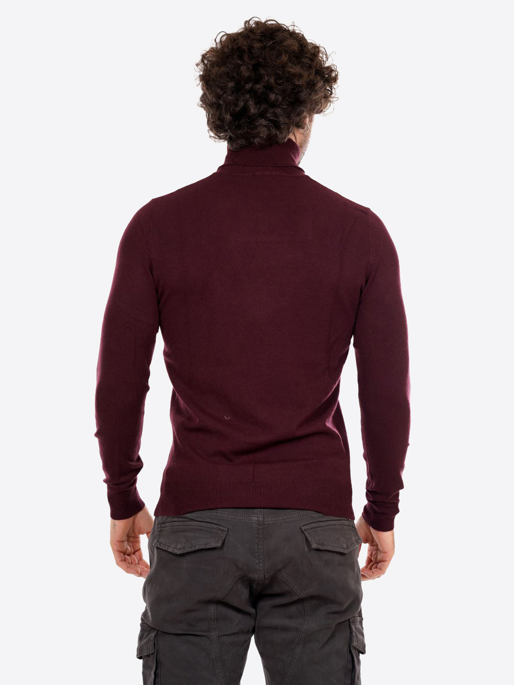 Maglia GIANNI LUPO da Uomo - rosso GL33500-F25BORDEAUX