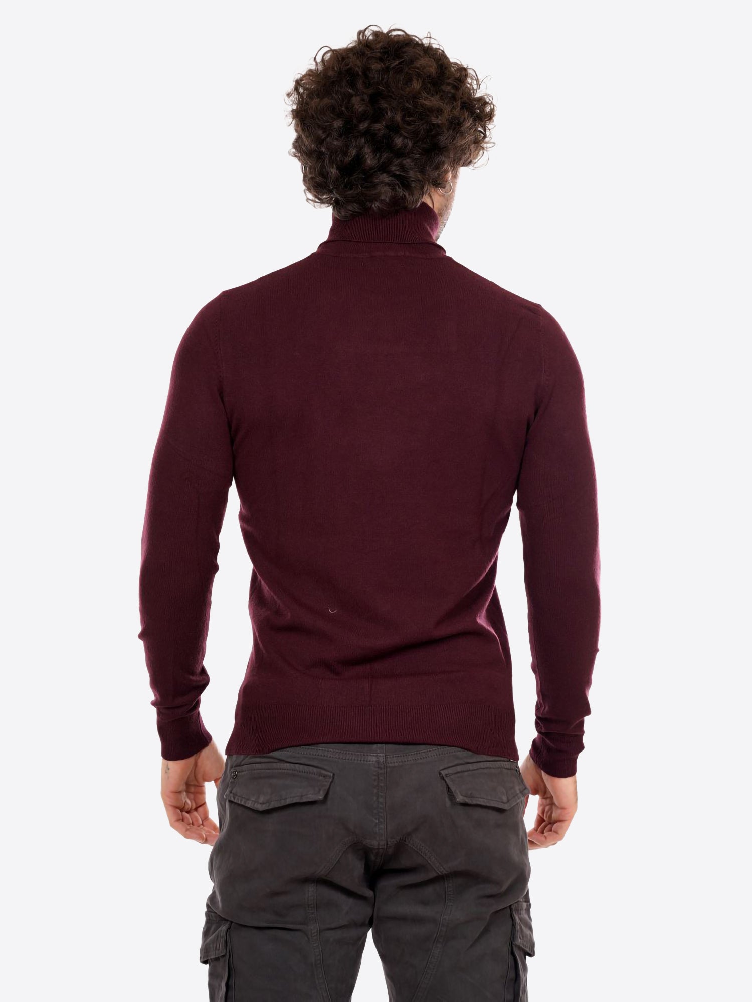 Maglia GIANNI LUPO da Uomo - rosso GL33500-F25BORDEAUX