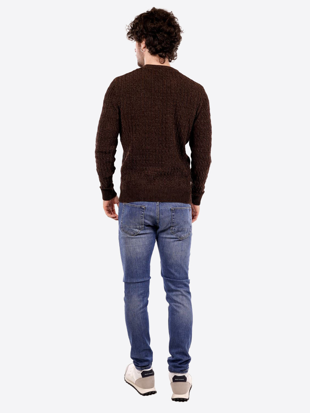 Maglione GIANNI LUPO da Uomo - marrone GL35056COFFEE