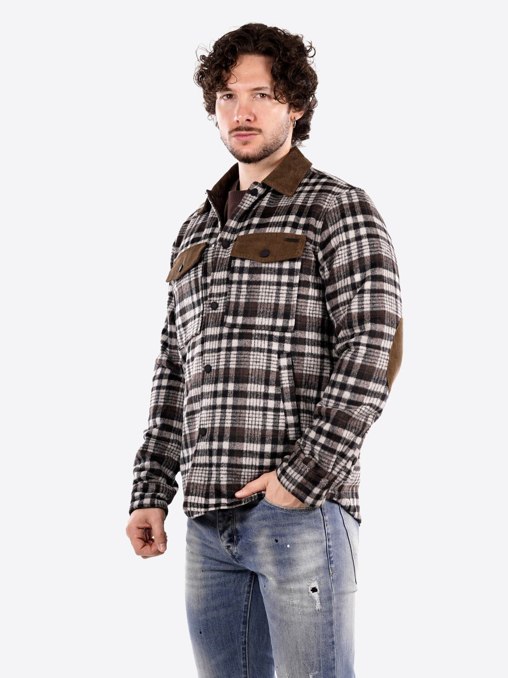 Giacca GIANNI LUPO da Uomo - grigio GL5199BDCHECKGRIGIO