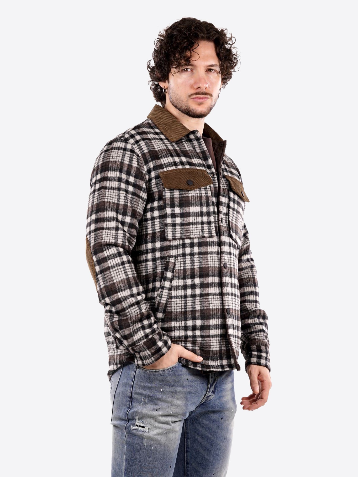 Giacca GIANNI LUPO da Uomo - grigio GL5199BDCHECKGRIGIO