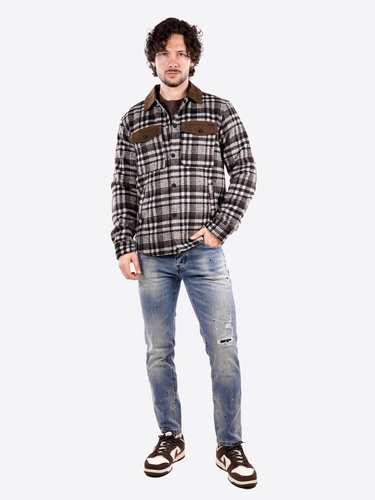 Giacca GIANNI LUPO da Uomo - grigio GL5199BDCHECKGRIGIO