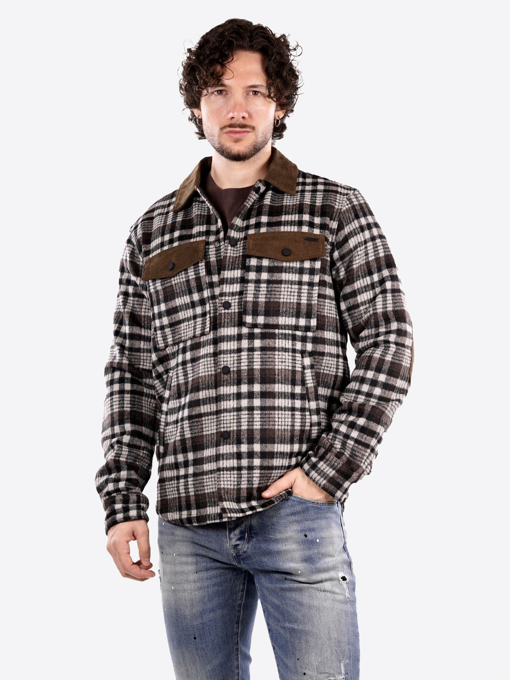 Giacca GIANNI LUPO da Uomo - grigio GL5199BDCHECKGRIGIO