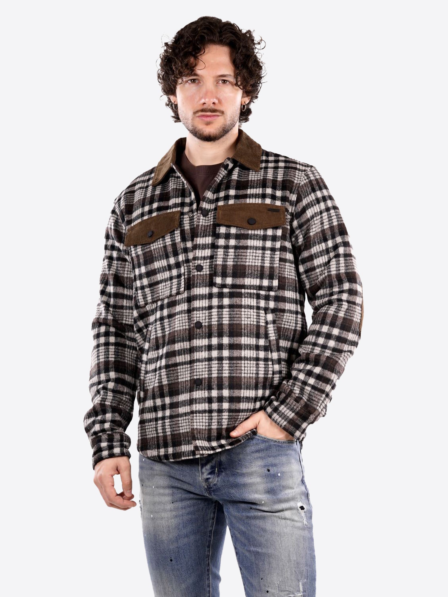 Giacca GIANNI LUPO da Uomo - grigio GL5199BDCHECKGRIGIO