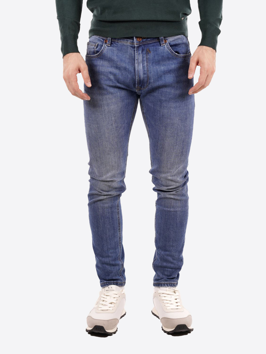 Pantalone Jeans GIANNI LUPO da Uomo - blu GL6377QLAVMEDIOCHIARO