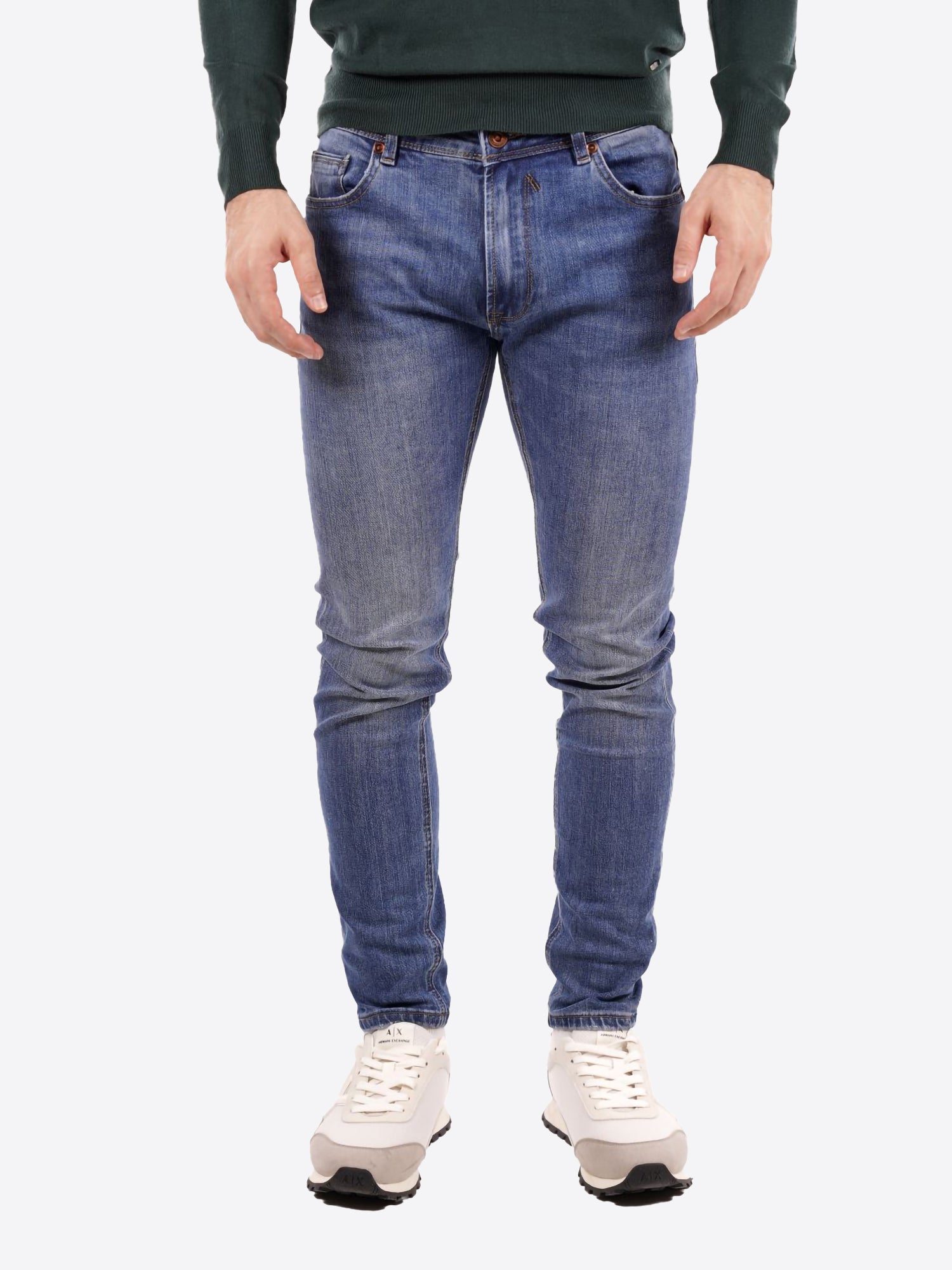 Pantalone Jeans GIANNI LUPO da Uomo - blu GL6377QLAVMEDIOCHIARO