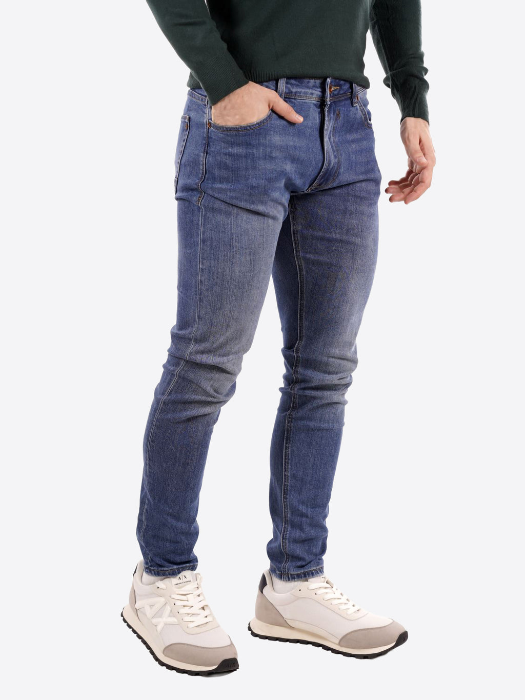 Pantalone Jeans GIANNI LUPO da Uomo - blu GL6377QLAVMEDIOCHIARO