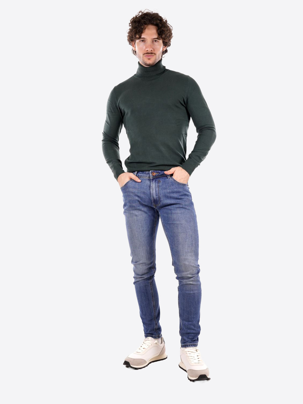 Pantalone Jeans GIANNI LUPO da Uomo - blu GL6377QLAVMEDIOCHIARO