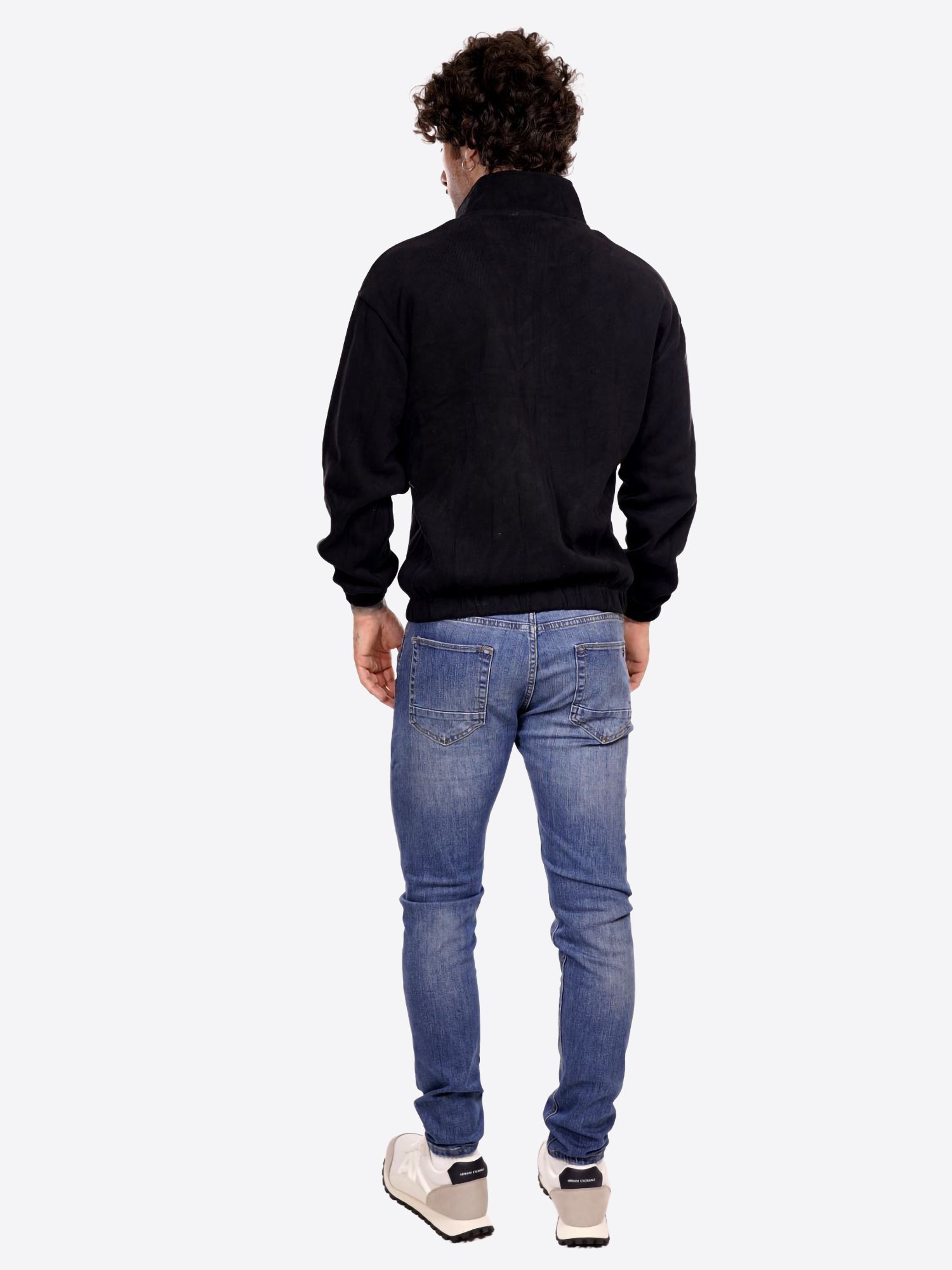 Felpa GIANNI LUPO da Uomo - nero GL8012CBLK