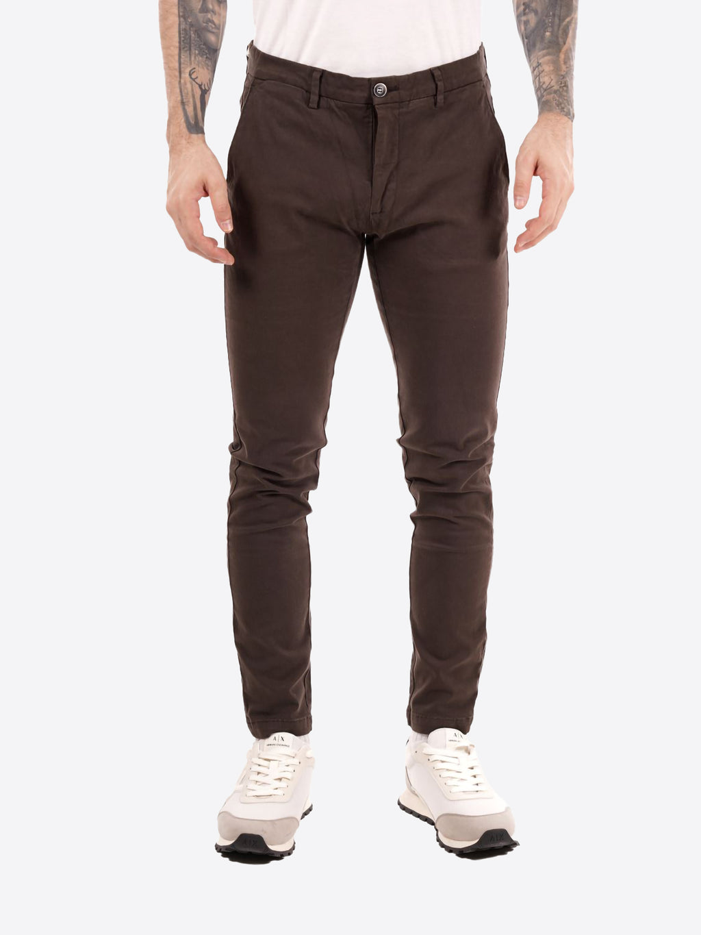 Pantalone GIANNI LUPO da Uomo - marrone TAHOMA-F25CAFFE