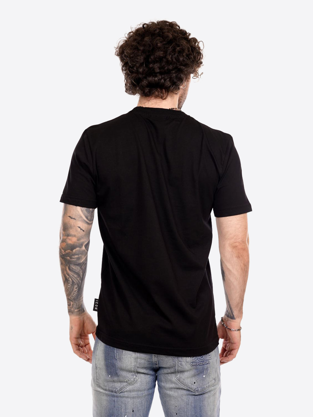 T-shirt ICON da Uomo - nero ICUF2W6T002NERO