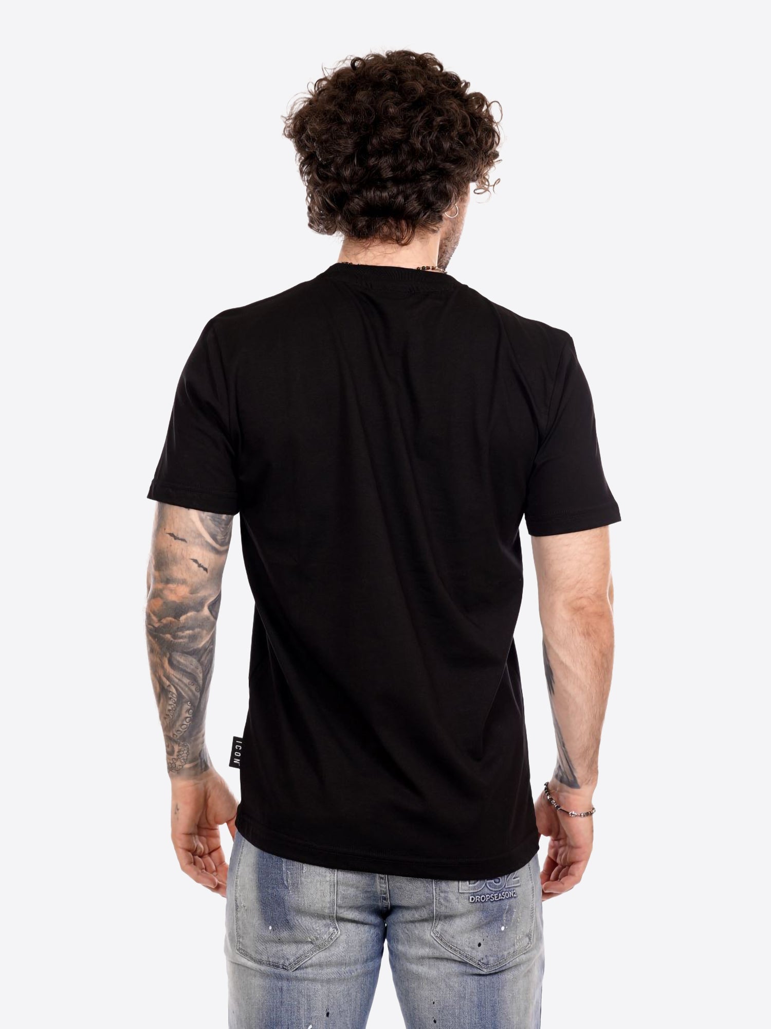 T-shirt ICON da Uomo - nero ICUF2W6T002NERO