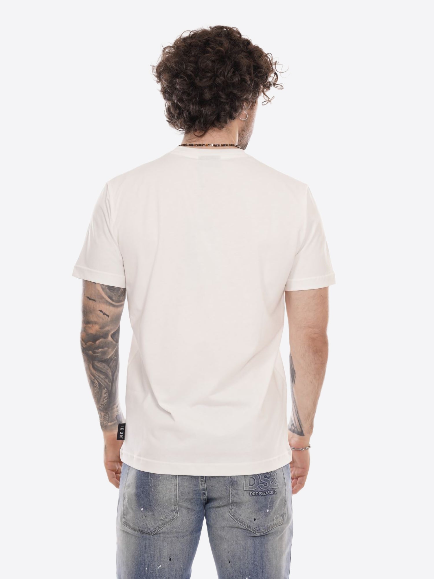 T-shirt ICON da Uomo - bianco ICUF2W6T002PANNA