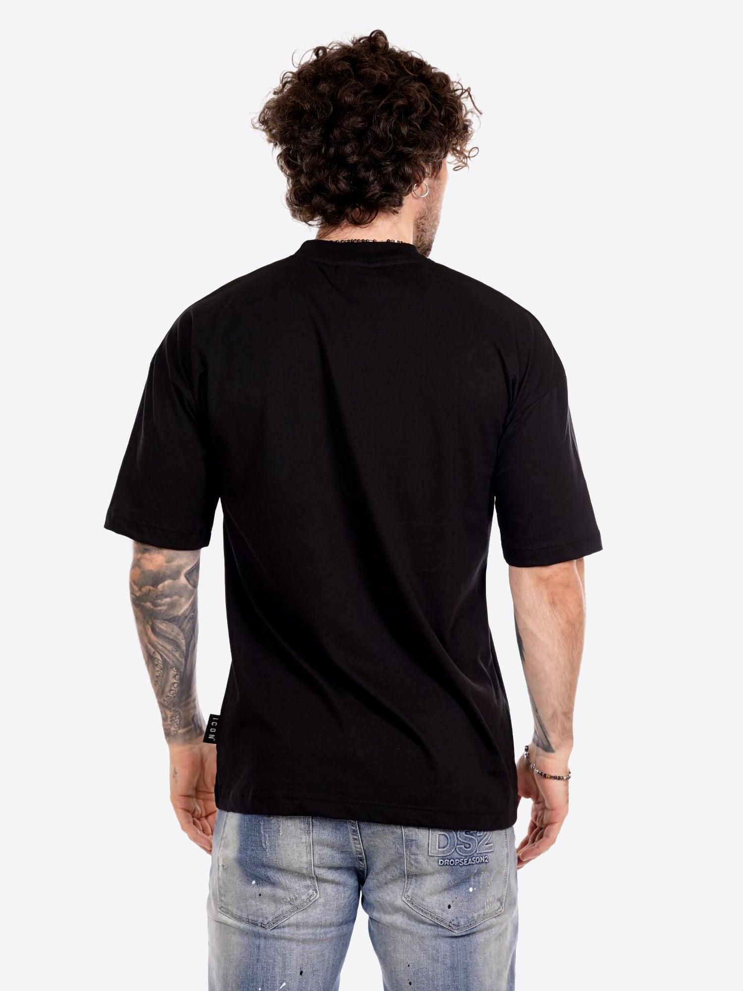 T-shirt ICON da Uomo - nero ICUF2W6T007NERO