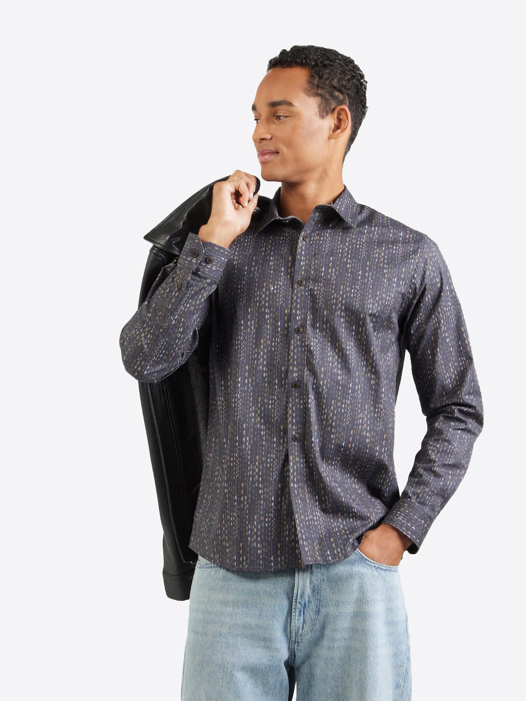 Camicia INDICODE da Uomo - nero 25-431999