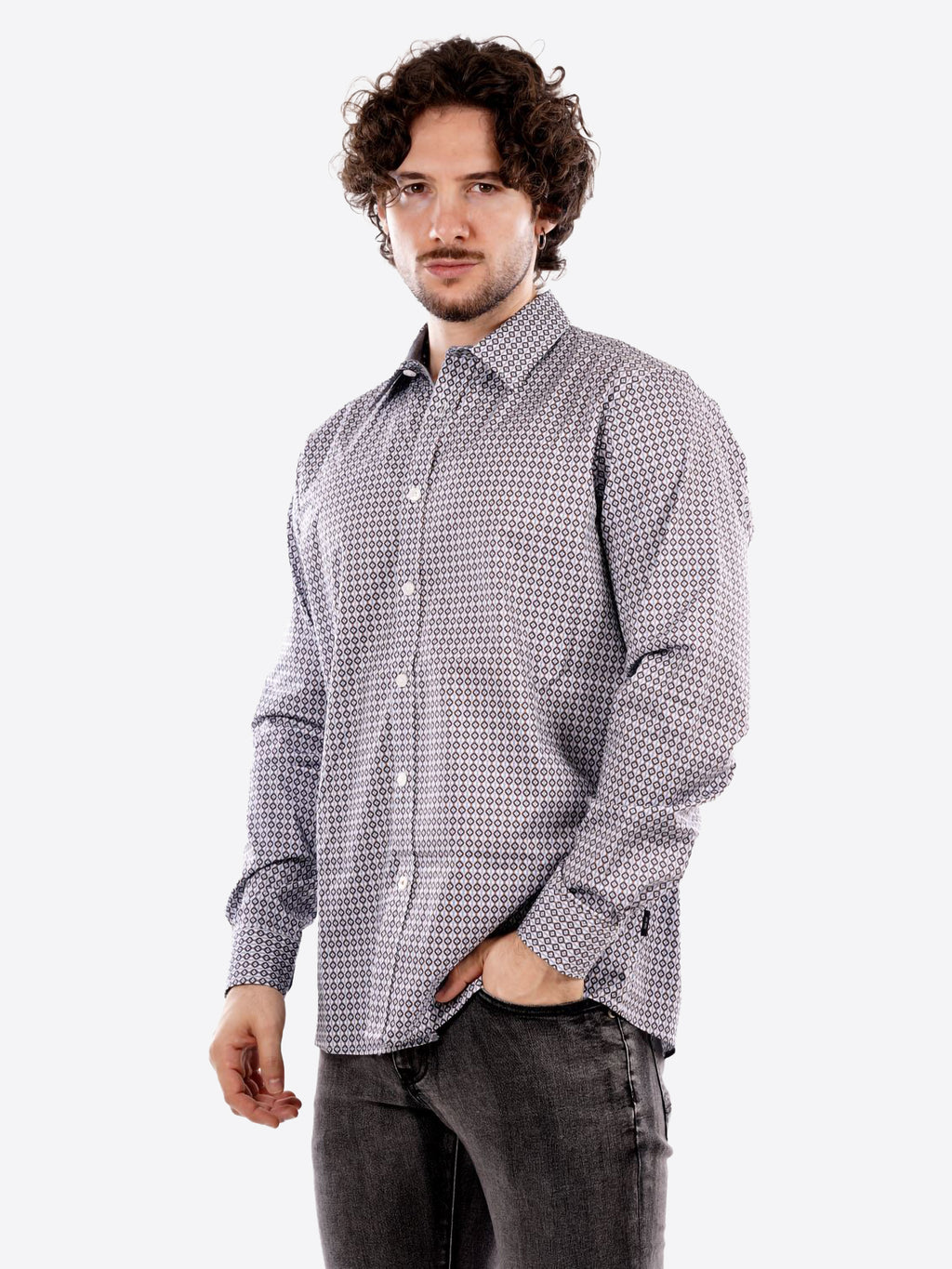 Camicia INDICODE da Uomo - bianco 25-432465