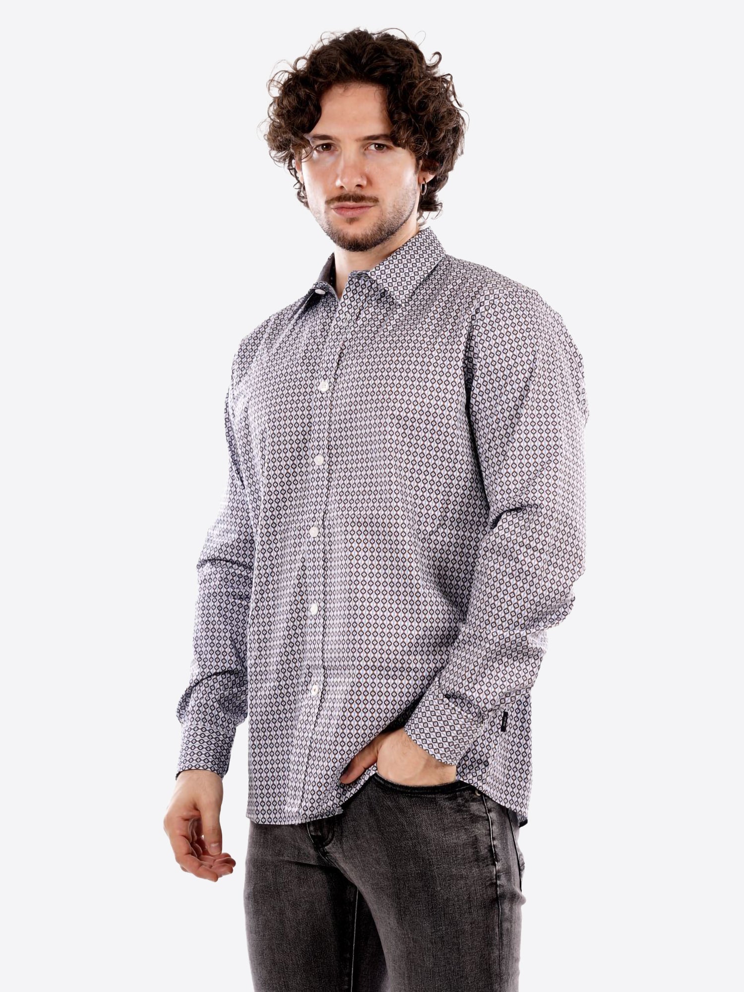 Camicia INDICODE da Uomo - bianco 25-432465
