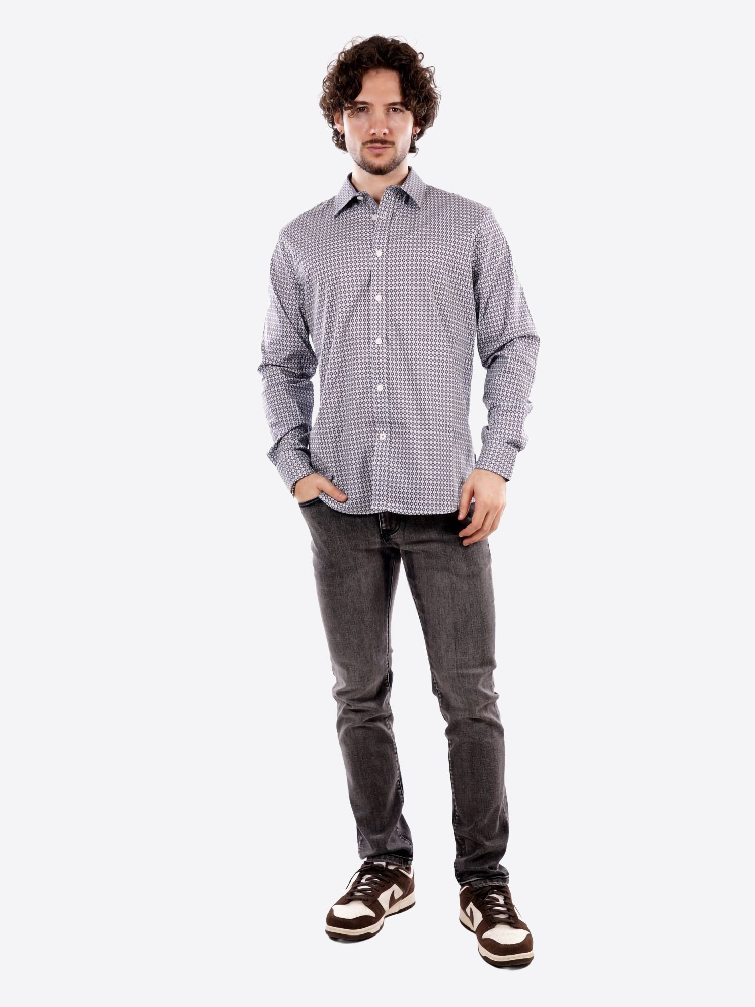 Camicia INDICODE da Uomo - bianco 25-432465