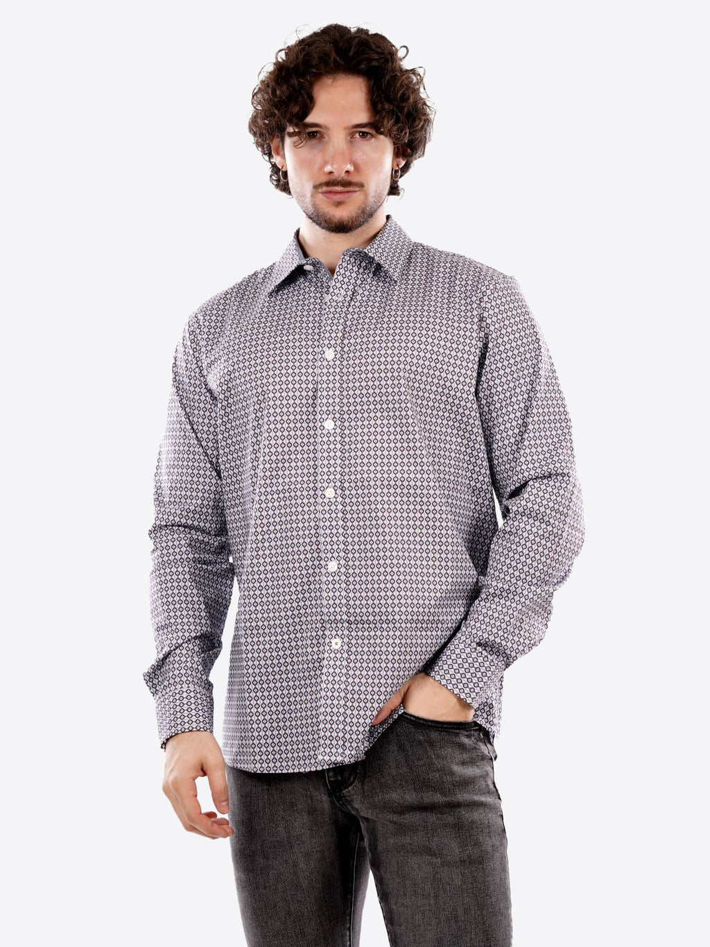 Camicia INDICODE da Uomo - bianco 25-432465