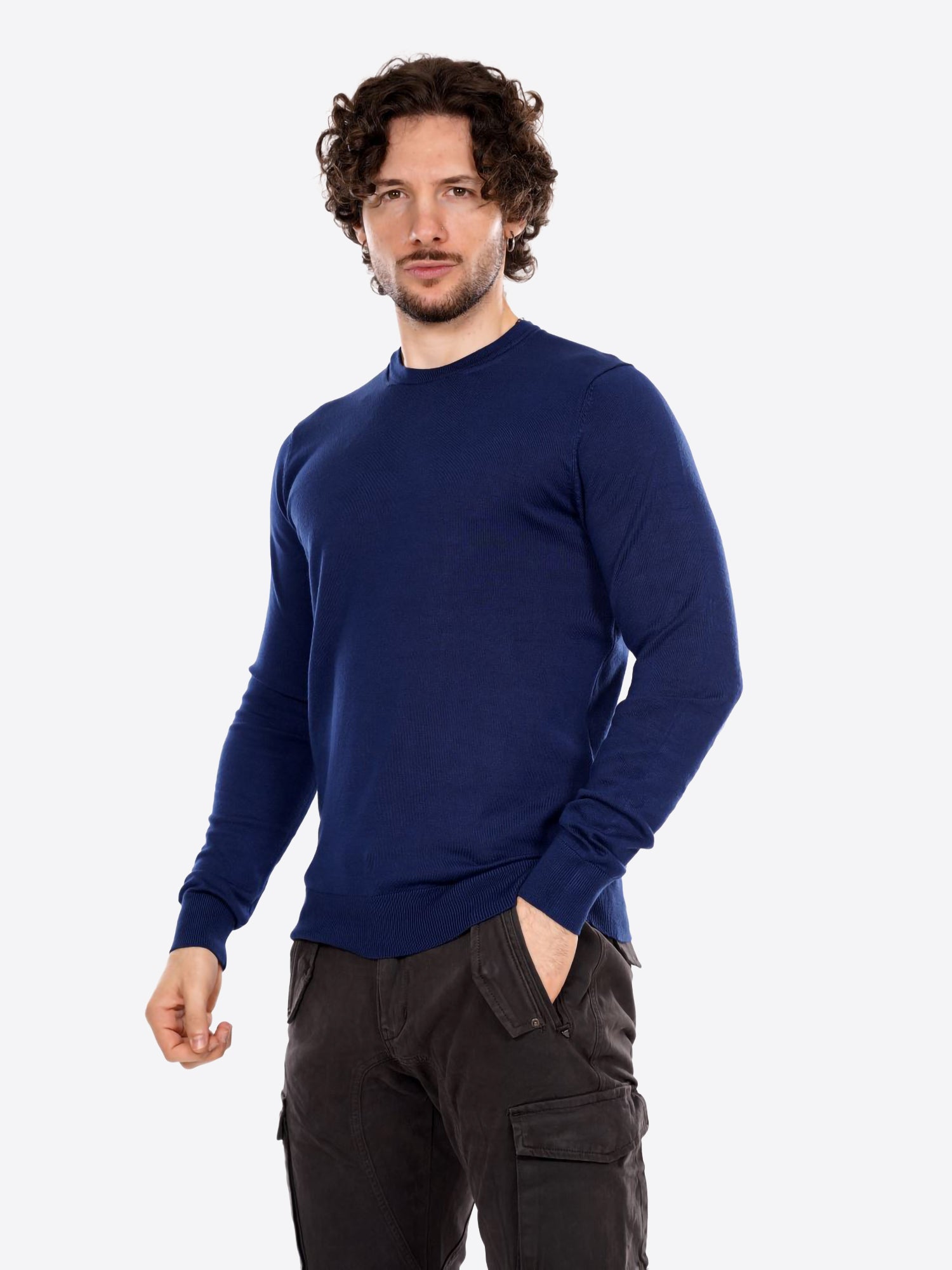 Maglione MARK UP da Uomo - blu MK20010DENIM