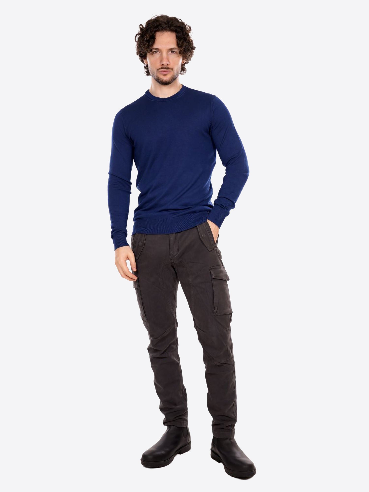 Maglione MARK UP da Uomo - blu MK20010DENIM