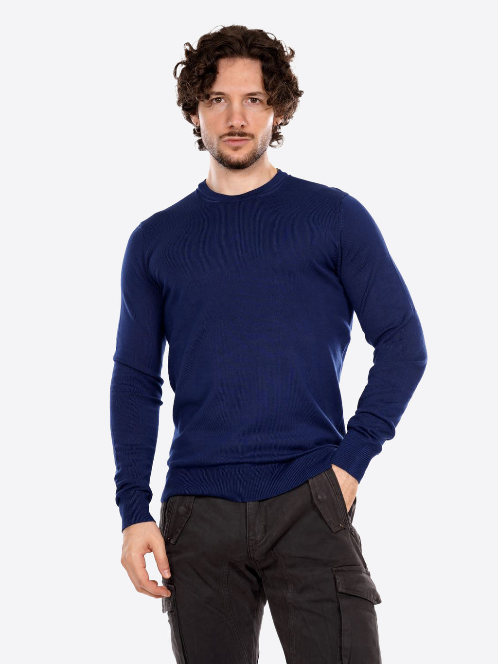Maglione MARK UP da Uomo - blu MK20010DENIM