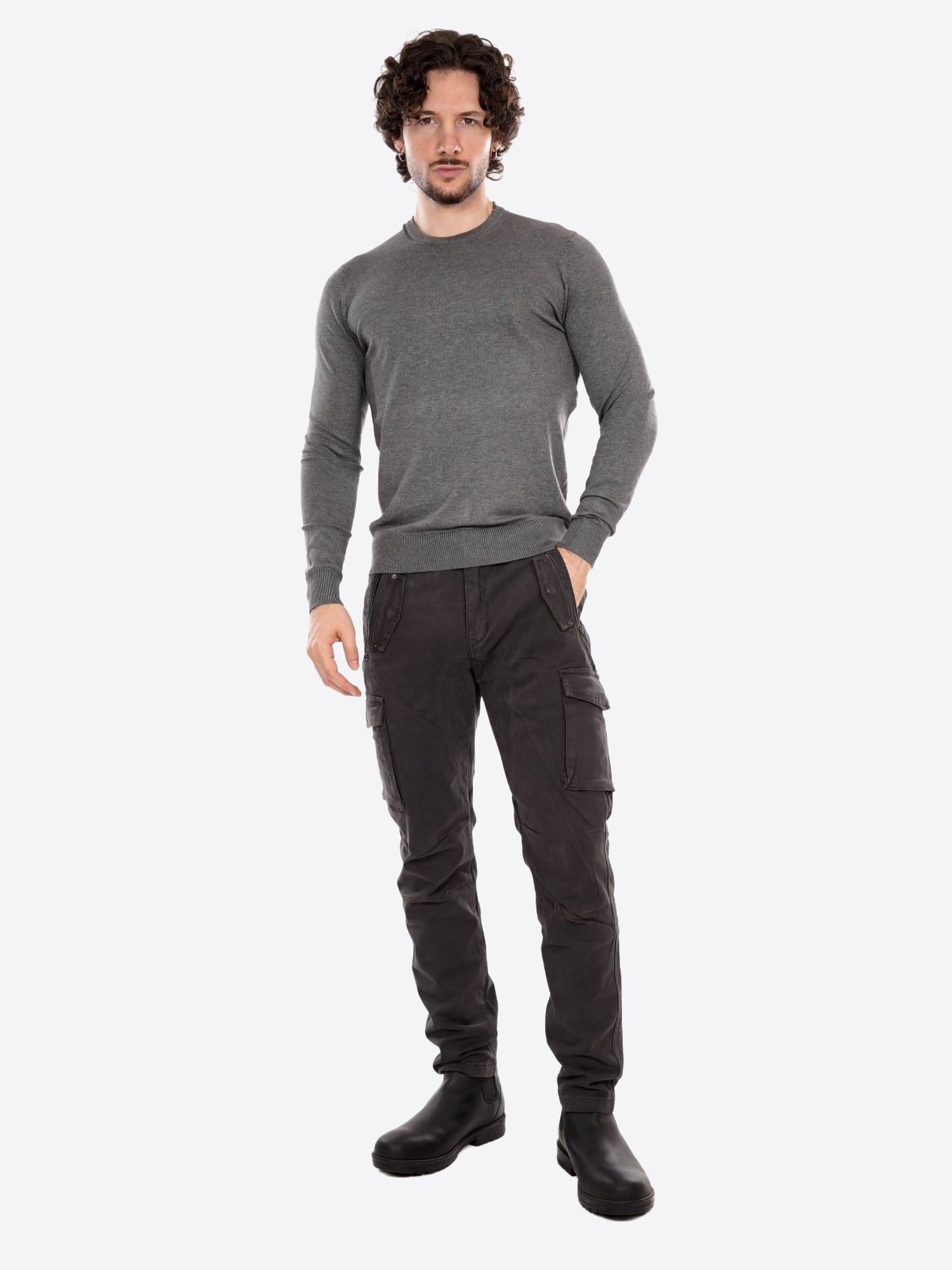 Maglione MARK UP da Uomo - grigio MK20010GREYMEL