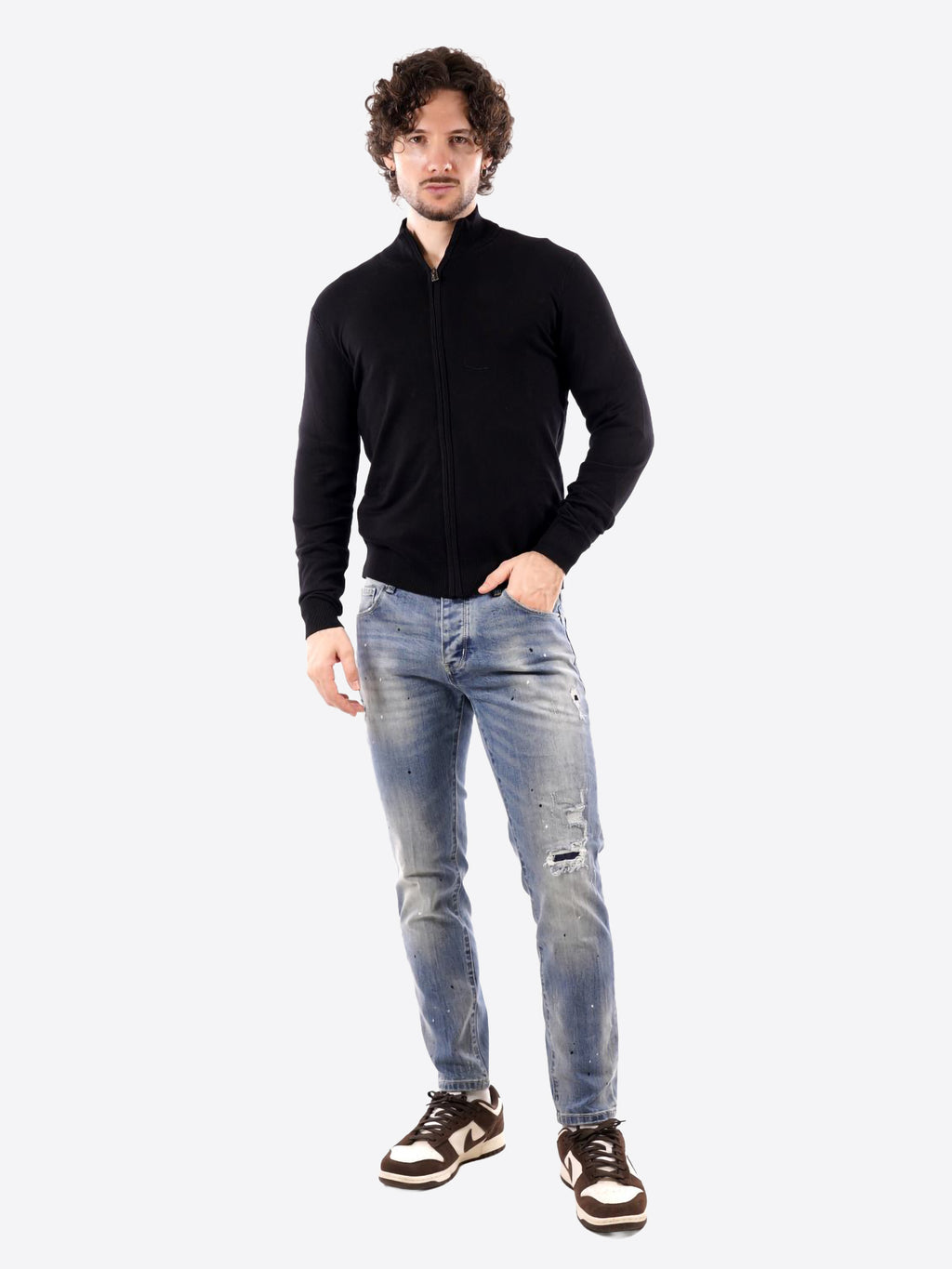 Cardigan MARK UP da Uomo - nero MK20016BLK