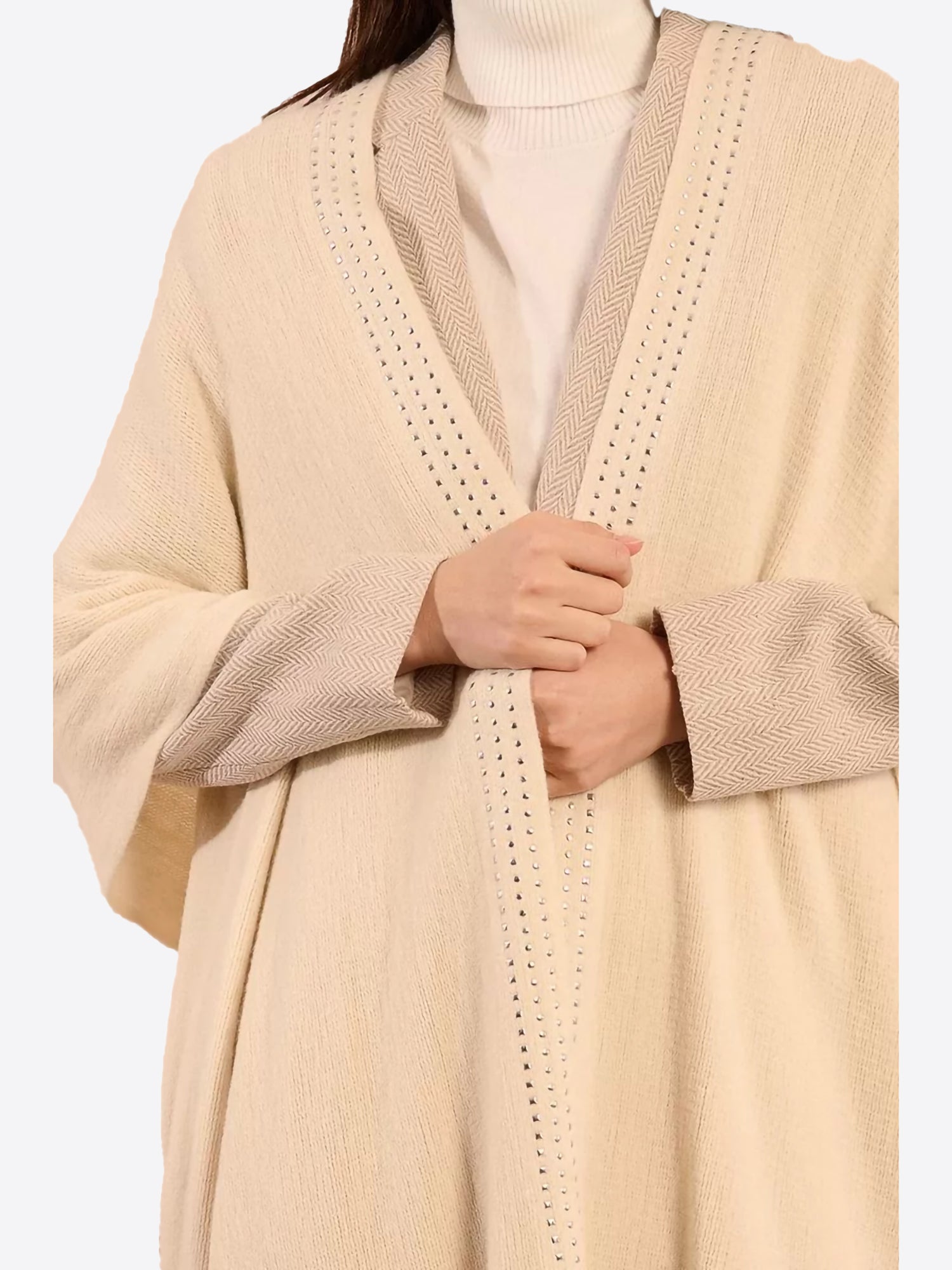 Cardigan MOLLY BRACKEN da Donna - bianco B300DHOFFWHT