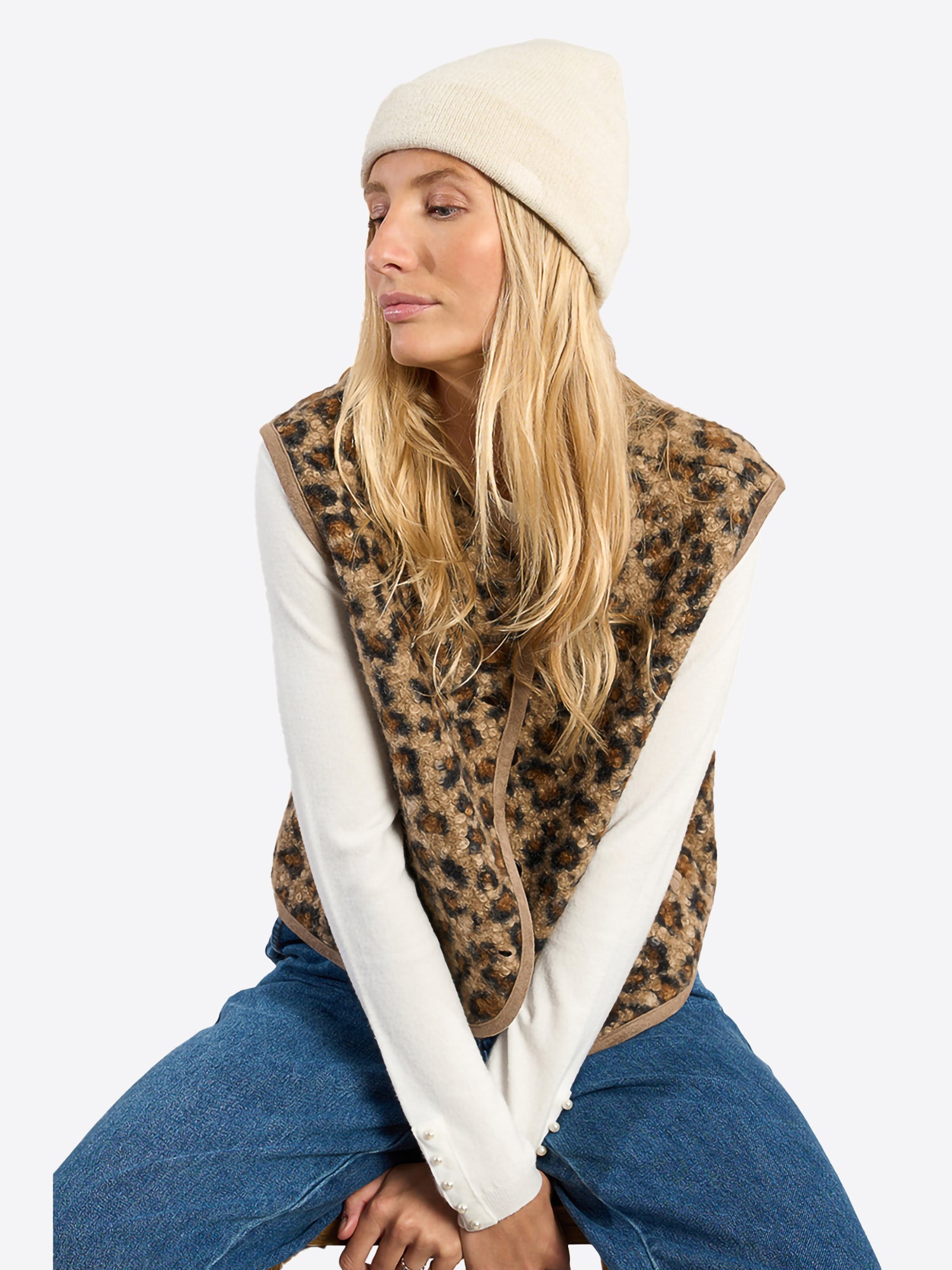 Cappelli Lana MOLLY BRACKEN da Donna - bianco B317DHPANNA