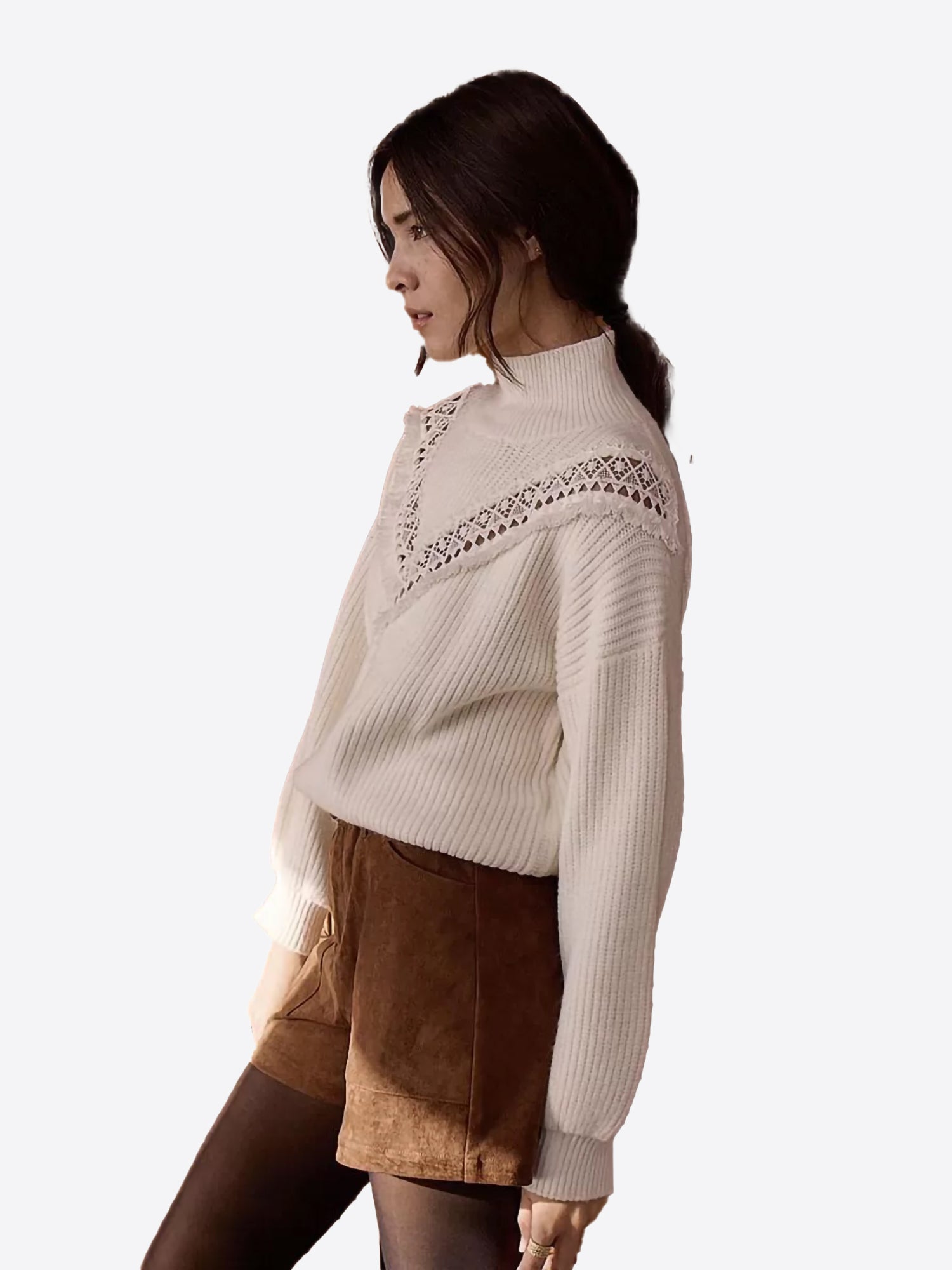 Maglia MOLLY BRACKEN da Donna - bianco LA1792PANNA