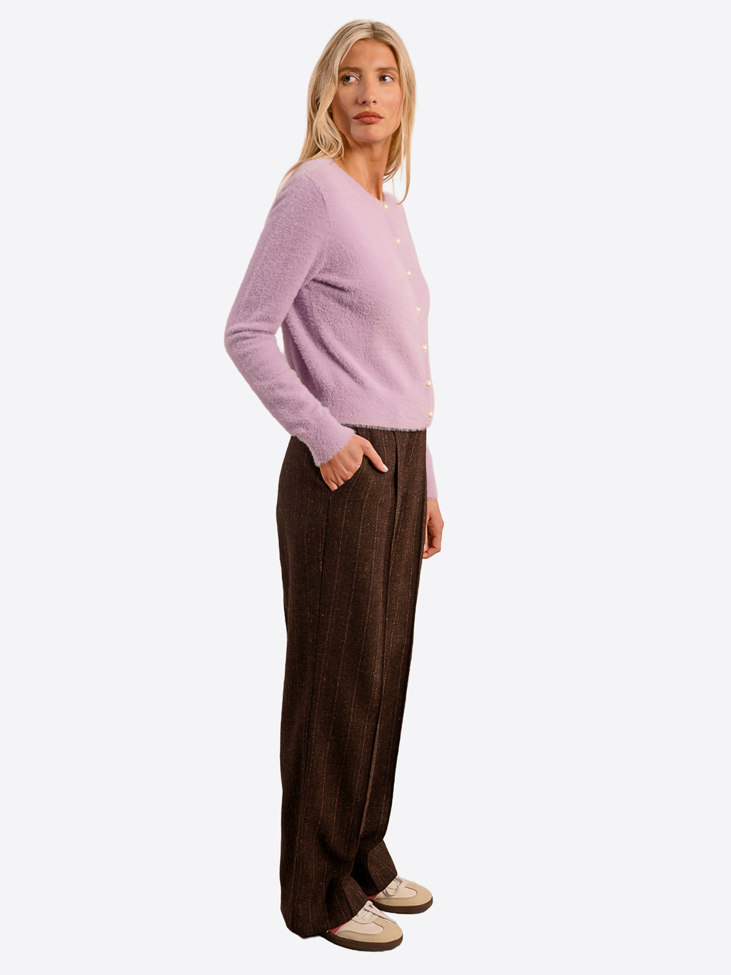 Cardigan MOLLY BRACKEN da Donna - viola LA1825LILLA