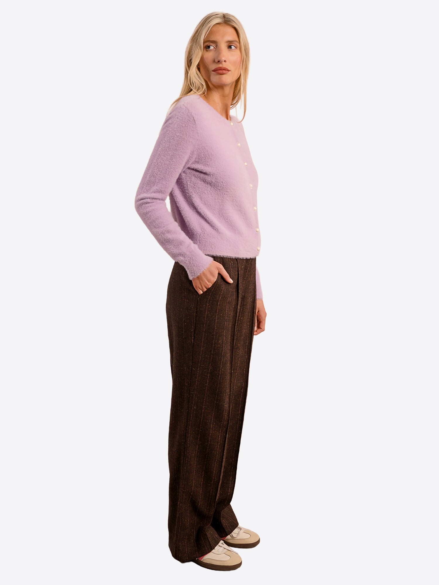 Cardigan MOLLY BRACKEN da Donna - viola LA1825LILLA